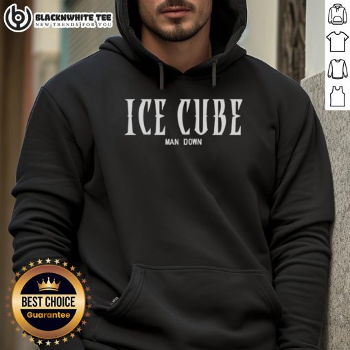 Hot Ice Cube Man wearing a stylish hoodie, showcasing a trendy urban fashion look for winter.