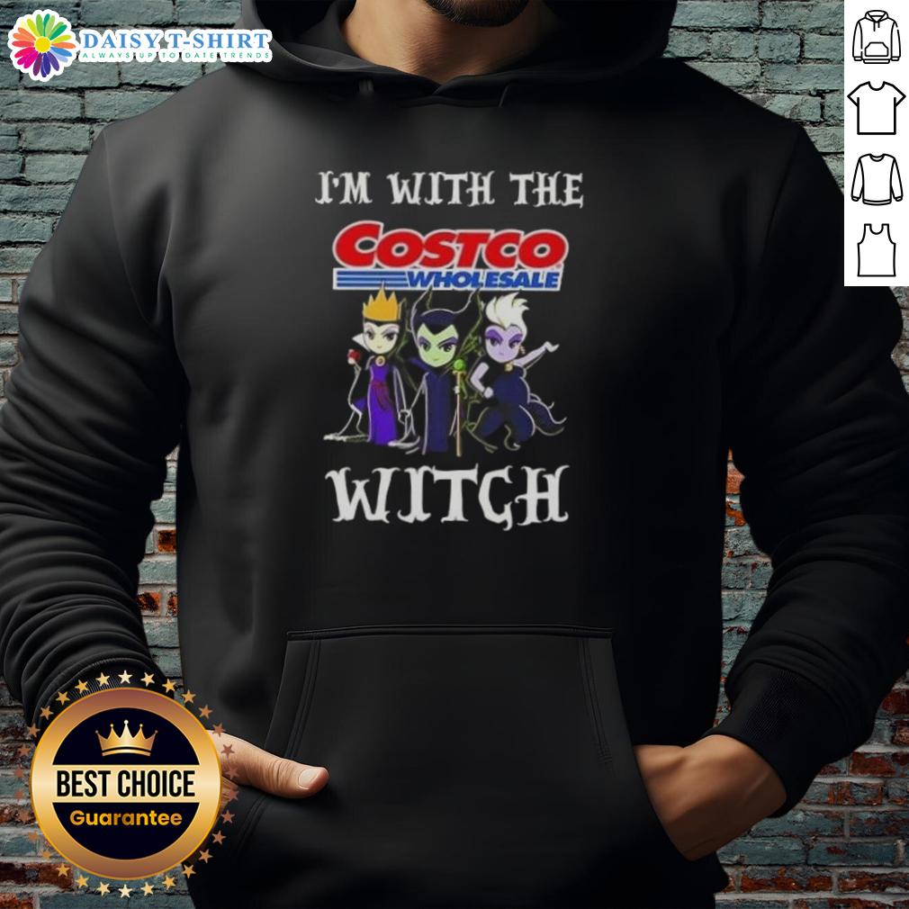 Hot I'M With The Costco Wholesale Witch Villains Halloween Hoodie Hot I'm With The Costco Wholesale Witch Villains Halloween Hoodie featuring a spooky design for festive fall style.
