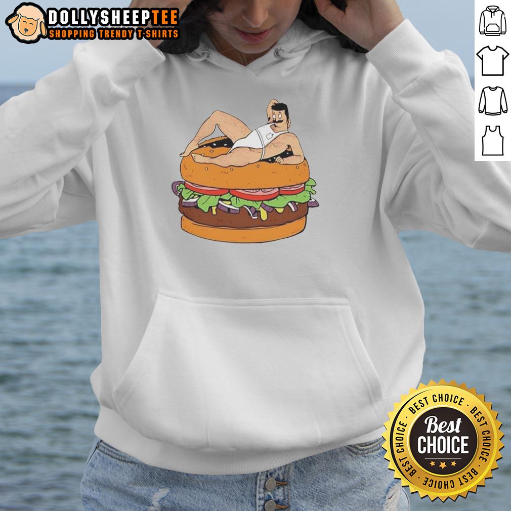 Hot Is Bob Belcher Bisexuals Hamburger Cartoon Hoodie Alt Text: Hot Bob Belcher Bisexuals Hamburger Cartoon Hoodie featuring vibrant design and playful graphics for fans.