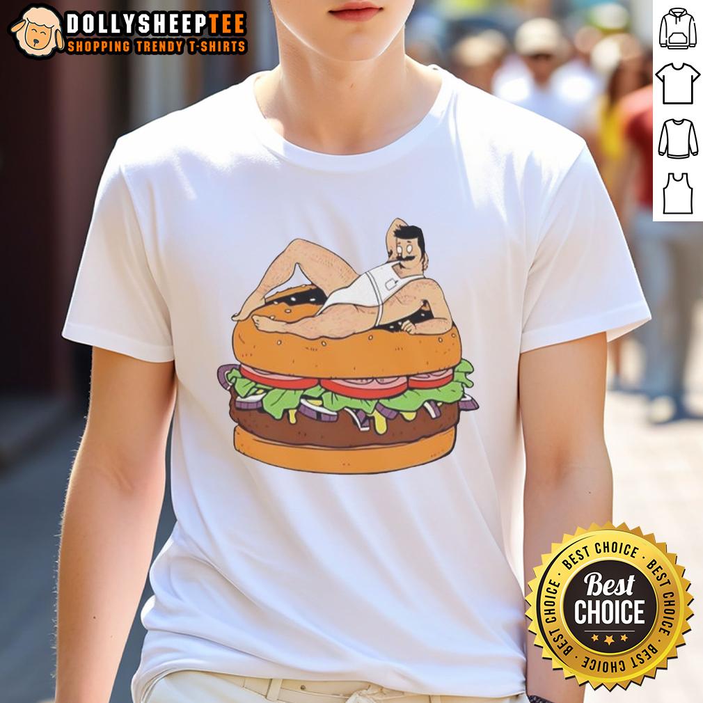 Hot Is Bob Belcher Bisexuals Hamburger Cartoon T Shirt Bob Belcher Bisexuals Hamburger Cartoon T-Shirt featuring a colorful design of Bob with a burger, perfect for fans.
