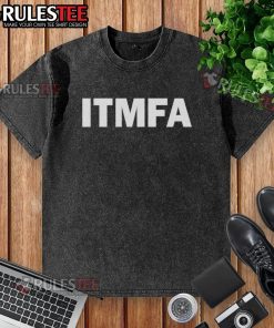 Hot ITMFA Impeach The Mother F*cker Already washed T-shirt featuring bold text design for political activism.