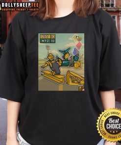 NYJ Ladies Tee featuring 'Hot Jet Fuel Does Not Melt Steel Beams' design, perfect for fans and skeptics alike.