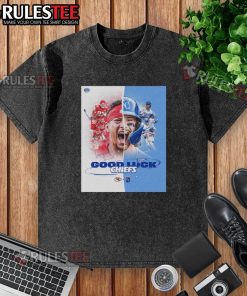 Hot Kansas City Chiefs X Royals Good Luck Washed T-Shirt featuring bold team logos and a stylish, relaxed fit.