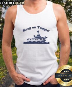 Stylish Hot Keep On Tuggin Tank Top for women, perfect for casual summer outfits and layering.