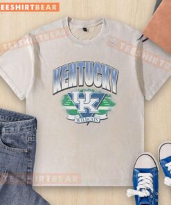 Hot Kentucky Wildcats Arena Fade Washed T-Shirt showcasing vibrant team colors and comfortable design for fans.