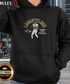 Alt Text: Hot Lamar Jackson Baltimore Ravens Player Hoodie showcasing vibrant design and team spirit, perfect for fans.