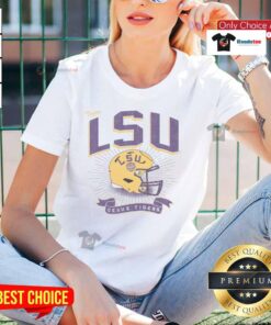 Hot Louisiana State Tigers LSU Prime Play ladies tee featuring vibrant team colors and stylish design for fans.