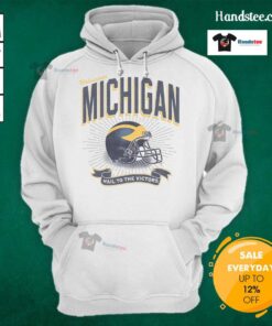 Hot Michigan Wolverines Prime Play Hoodie featuring vibrant team colors and logo, perfect for game day attire.