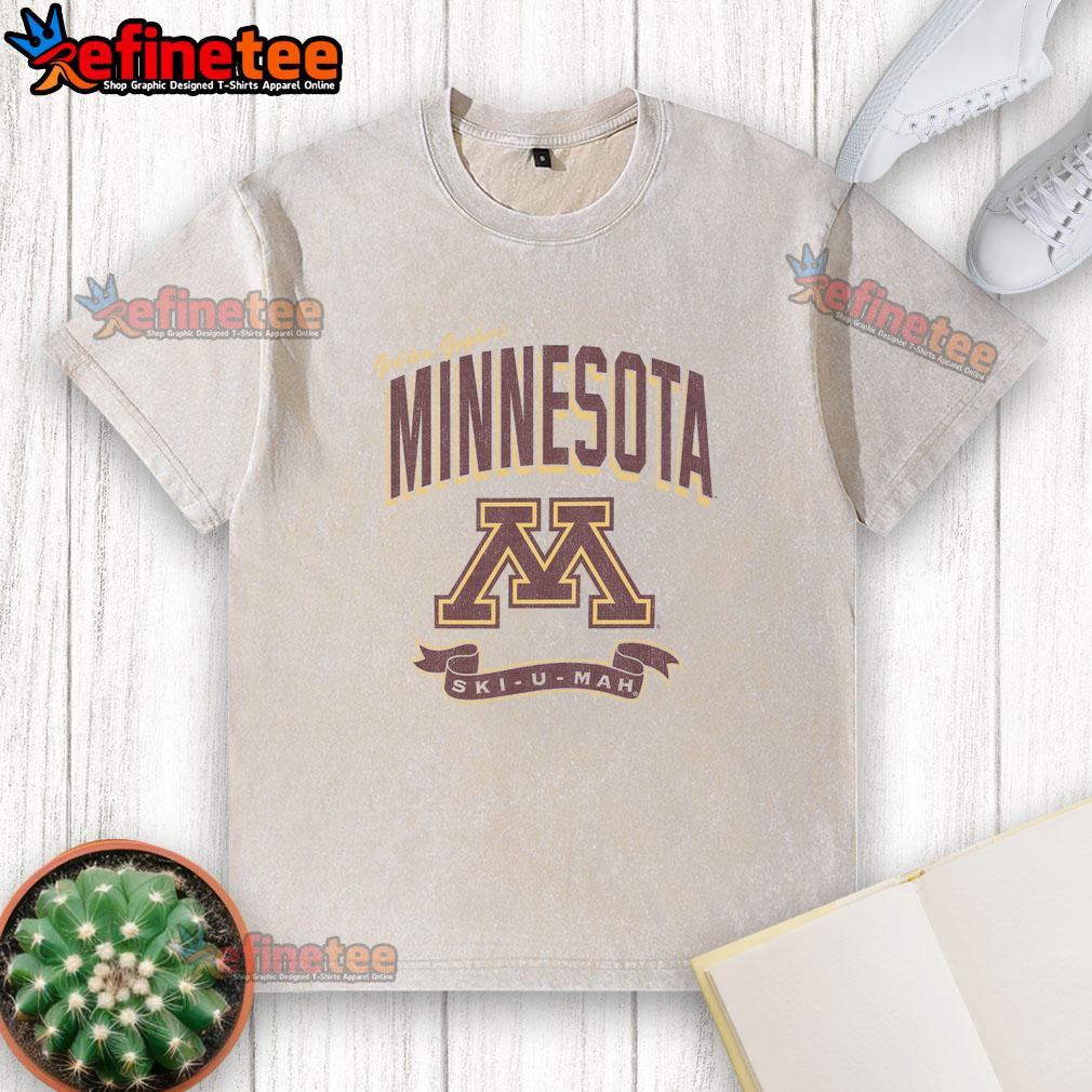 Hot Minnesota Golden Gophers Prime Play Washed T Shirt Alt Text: Hot Minnesota Golden Gophers Prime Play washed t-shirt in vibrant colors, perfect for fans and casual wear.