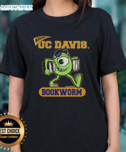 Hot Monster Disney UC Davis Bookworm Ladies Tee featuring vibrant graphics and stylish design for casual wear.