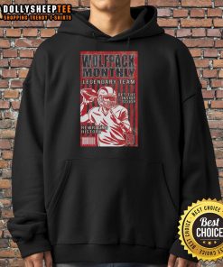 Alt Text: Hot NC State Wolfpack Legend Team hoodie featuring iconic logo, perfect for fans seeking insider style.
