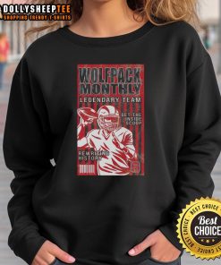 Hot NC State Wolfpack Legend Team sweatshirt showcasing vibrant team colors and logo for fans and sports enthusiasts.