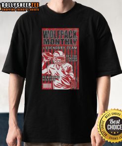 Hot NC State Wolfpack Legend Team T-Shirt showcasing team spirit and style for fans.