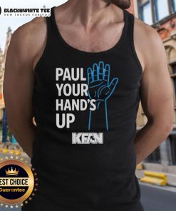 Hot Paul Your Hands Up Kfan Tank Top featuring a bold graphic design, perfect for summer and music festival vibes.
