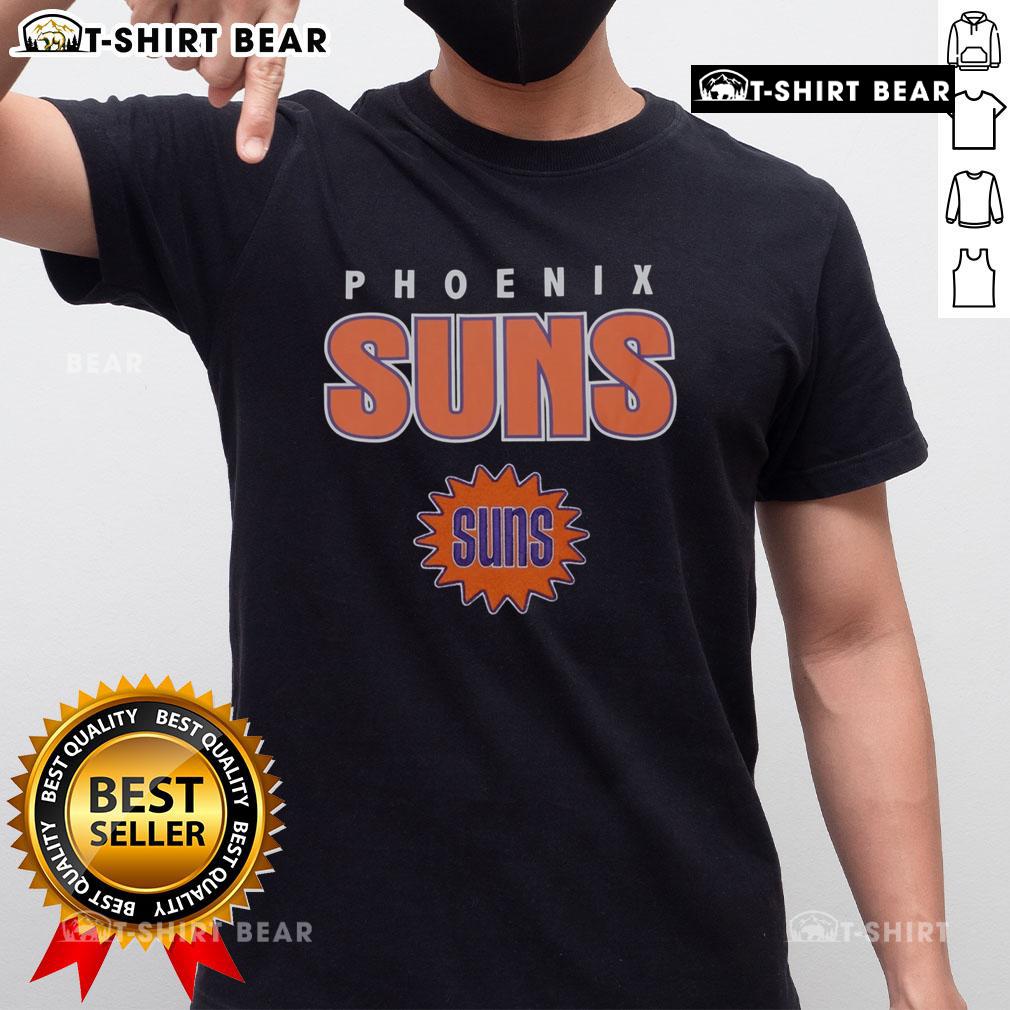 Hot Phoenix Suns Throwback T Shirt Alt Text: Hot Phoenix Suns throwback T-shirt featuring vintage logo and vibrant colors, perfect for basketball fans and collectors.