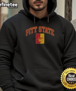 Alt Text: Stylish Hot Pitt State Logo Hoodie featuring vibrant colors and a comfortable fit, perfect for fans and casual wear.