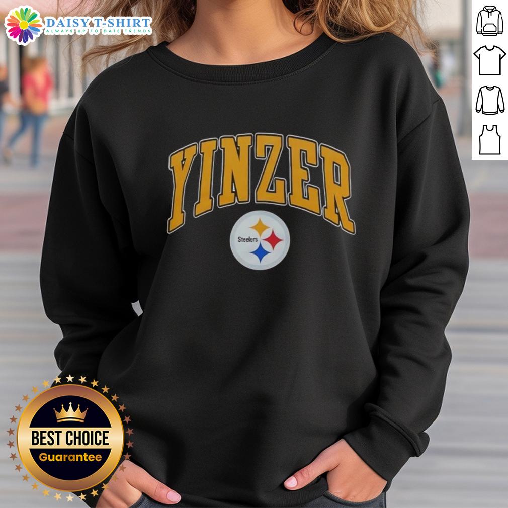 Hot Pittsburgh Steelers Yinzer Logo Sweatshirt Hot Pittsburgh Steelers Yinzer logo sweatshirt featuring a bold design, perfect for Steelers fans and game day wear.