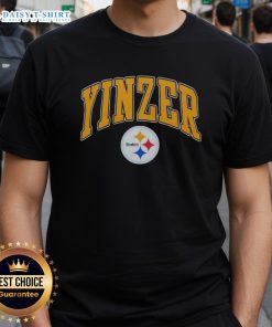 Hot Pittsburgh Steelers Yinzer Logo T-Shirt featuring vibrant team colors and bold graphics for passionate fans.
