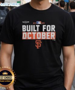 Alt Text: 2025 MLB Postseason San Francisco Giants T-Shirt, perfect for fans celebrating October baseball.