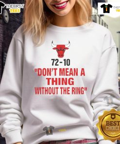 Hot Scottie Pippen Don't Mean a Thing Within the Ring sweatshirt featuring bold graphics and a stylish design.