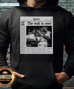 Hot Sports hoodie celebrating Indians' championship win, first title since 1954, featuring bold team graphics.