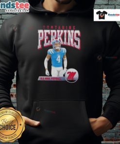 Hot Suntarine Perkins Ole Miss Football Illustrated hoodie featuring vibrant team colors and stylish design.