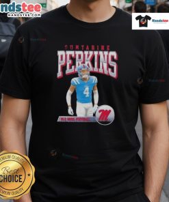 Hot Suntarine Perkins Ole Miss Football Illustrated T-Shirt featuring vibrant graphics and team colors for fans.