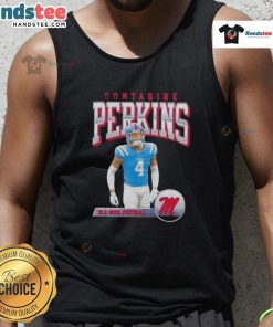 Hot Suntarine Perkins Ole Miss Football Illustrated tank top featuring bold team graphics and a stylish design.