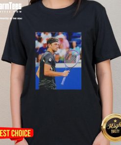 Hot Taylor Fritz US Open Tennis 2025 Ladies Tee featuring vibrant design and stylish cut, perfect for tennis fans.