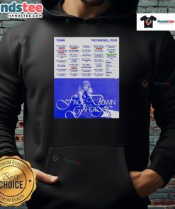 Hot Tennis The Farewell Tour 2025 poster design featured on a stylish hoodie for fans.