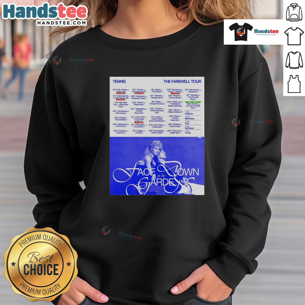 Hot Tennis The Farewell Tour 2025 Poster Sweatshirt Hot Tennis Farewell Tour 2025 poster sweatshirt featuring vibrant graphics and tour dates.