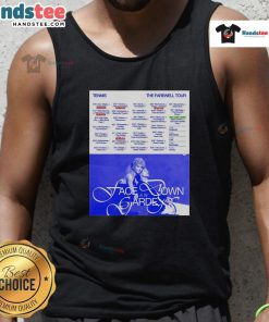 Alt Text: Hot Tennis The Farewell Tour 2025 poster design featuring vibrant colors and tank top fashion style.