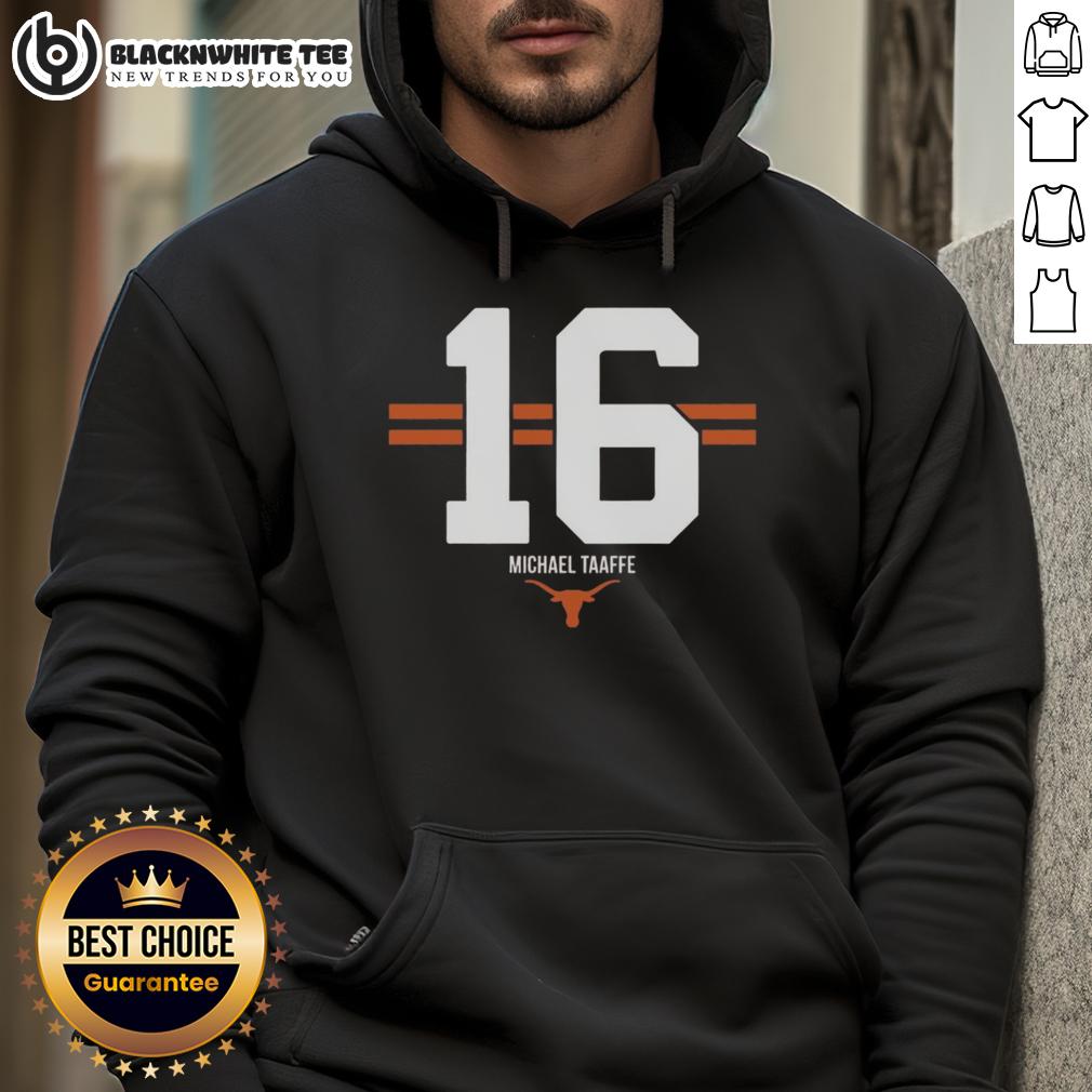 Hot Texas Longhorns Football Michael Taaffe #16 Stripe Hoodie Hot Texas Longhorns Football Michael Taaffe 16 Stripe Hoodie, showcasing vibrant team colors and stylish design.