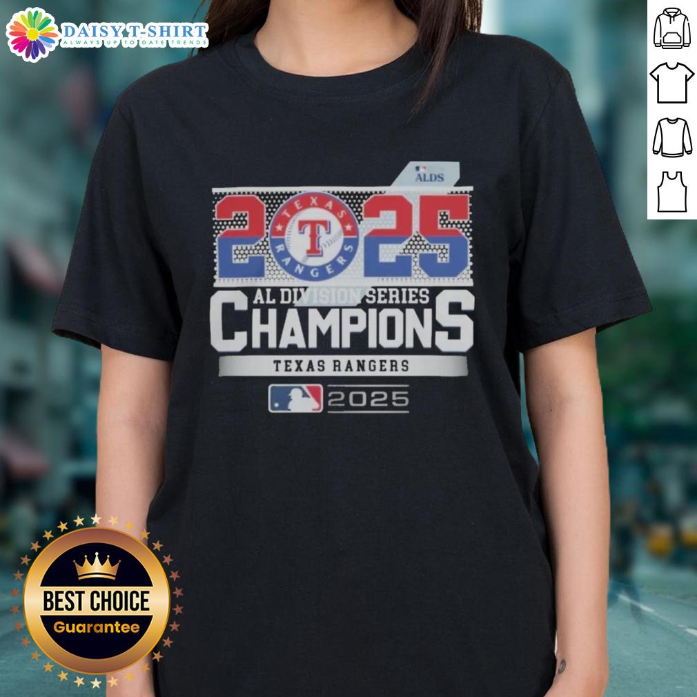 Hot Texas Rangers 2025 ALDS Champions MLB American League Division Series Ladies-Tee Hot Texas Rangers 2025 ALDS Champions MLB American League Division Series ladies tee showcasing team pride.