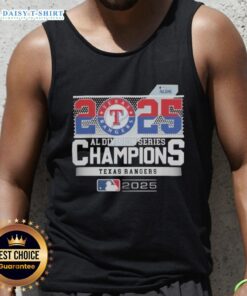 Hot Texas Rangers 2025 ALDS Champions tank top showcasing team pride in the MLB American League Division Series.