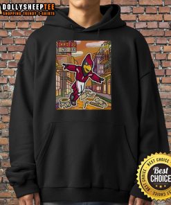 Arizona Cardinals hoodie featuring 'Hot! The Cardinals Go Marching In' celebrating their victory over the New Orleans Saints.