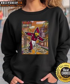 Arizona Cardinals sweatshirt featuring bold design celebrating victory over New Orleans Saints, perfect for fans.