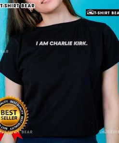 Alt Text: Hot The Charlie Kirk Show I Am Charlie Kirk Ladies Tee featuring bold design and vibrant colors for stylish fans.
