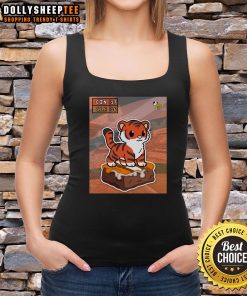 Alt Text: Cincinnati Bengals fans proudly wear a 'Hot The Cincinnati Bengals Stand On Top Of The Brownies' tank top.