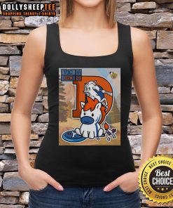 Denver Broncos tank top featuring a 'W' for opening day victory against Tennessee Titans.