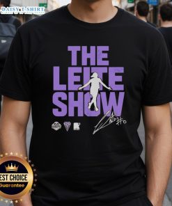 Hot The Leite Show Carla Leite Golden State Valkyries T-Shirt featuring vibrant design and logo for fans and collectors.