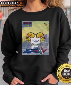 Los Angeles Rams sweatshirt featuring a vibrant design celebrating the team's stampede through the Houston Texans.