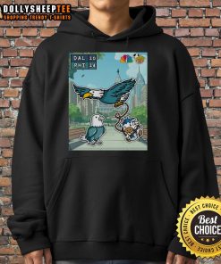 Hot Philadelphia Eagles hoodie celebrating their first win of the season against the Dallas Cowboys.