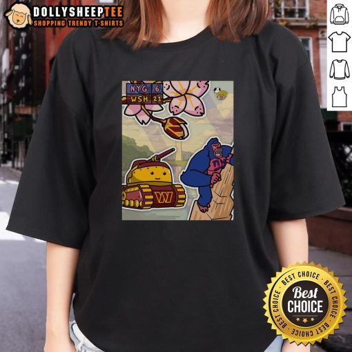 Hot The Washing Commanders Ladies Tee showcasing team spirit, perfect for New York Giants fans.