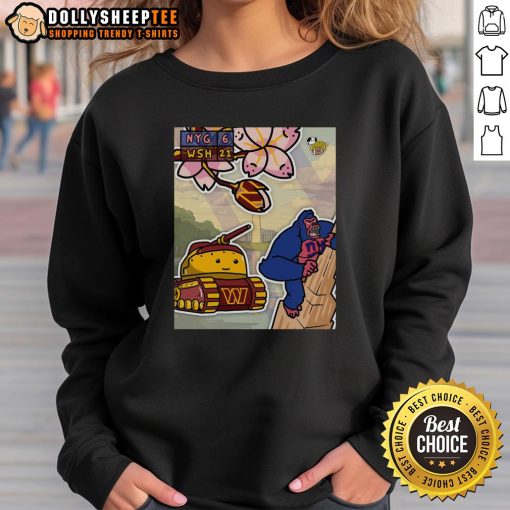 Hot The Washing Commanders Take Control of the New York Giants sweatshirt featuring bold team graphics.