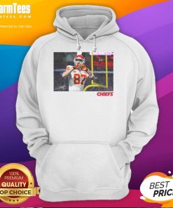 Hot Travis Kelce Kansas City Chiefs heart signature hoodie featuring bold graphics and comfortable design for fans.
