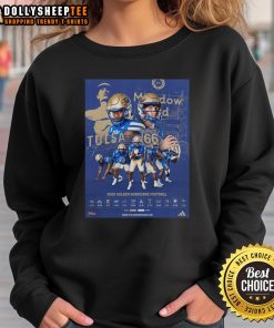 2025 Golden Hurricane football sweatshirt from Hot Tulsa's Team, featuring vibrant colors and team logo design.
