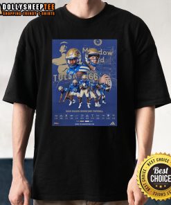 Hot Tulsa's Team 2025 Golden Hurricane football T-shirt featuring bold graphics and vibrant team colors for fans.