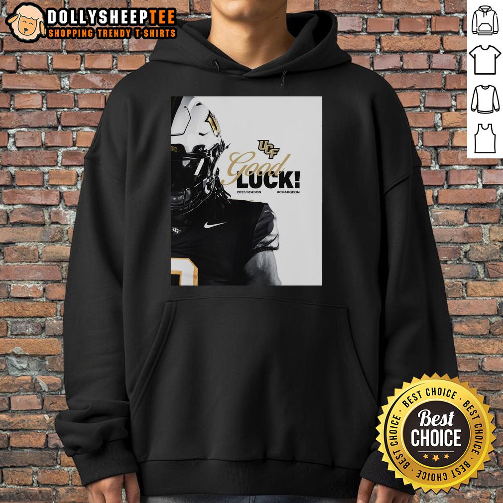 Hot Ucf Knights Football Good Luck 2025 Season Hoodie Hot UCF Knights Football Good Luck 2025 Season Hoodie in black with logo, perfect for fans cheering on their team.