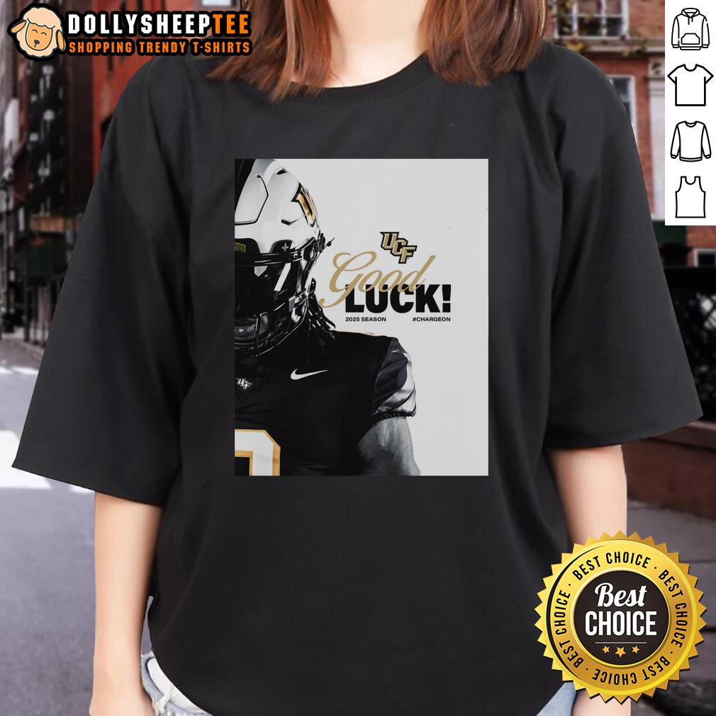 Hot Ucf Knights Football Good Luck 2025 Season Ladies Tee Hot UCF Knights Football Good Luck 2025 Season ladies tee in black with vibrant team graphics for passionate fans.